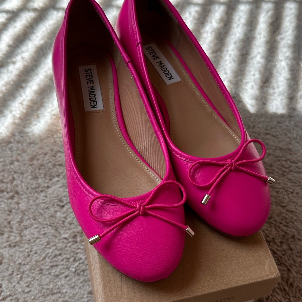 Steve Madden Pink cherish Flats
